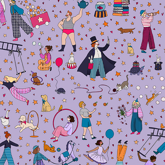 2026 A simple circus lilla