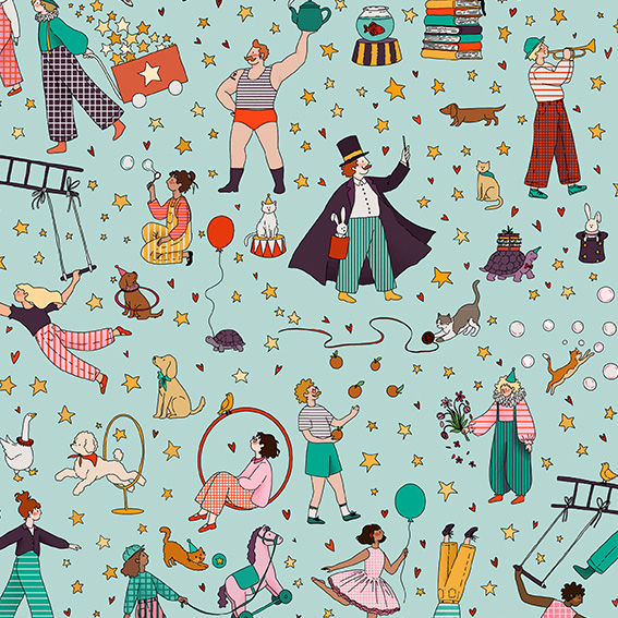 2026 A simple circus turchese